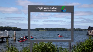 Badestelle am Gudelacksee in Lindow (Mark)